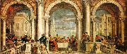  Paolo  Veronese Feast in the House of Levi oil painting artist